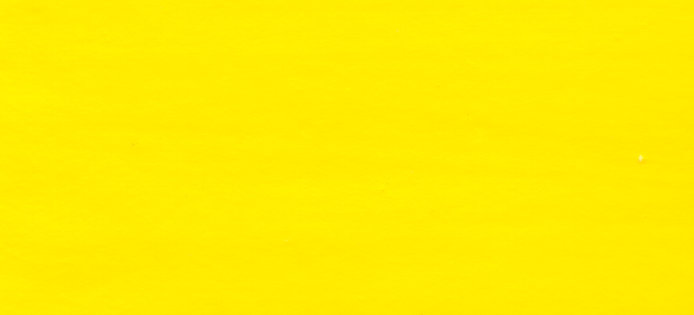#<Company:0x00007fa6055a8d60> Designers Gouache 527 Primary Yellow PY138, PY74 painted swatch
